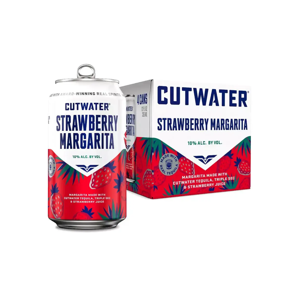 Buy Cutwater Strawberry Margarita Ready-to-Drink Cocktail at The Bottle Square