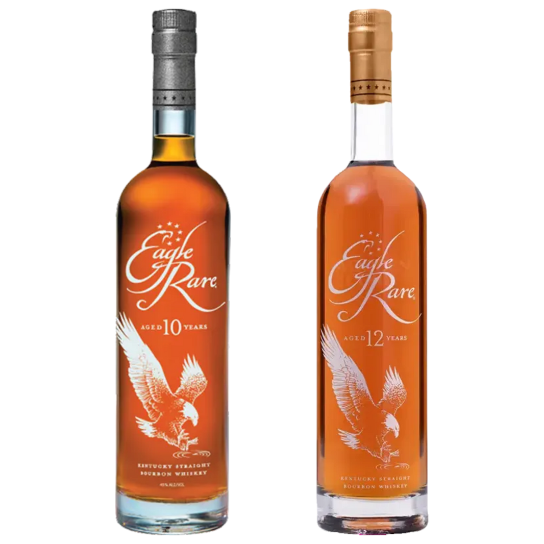 Bottle image of Eagle Rare 10 Year and 12 Year Kentucky Straight Bourbon Whiskey Bundle, 2 x 750ml