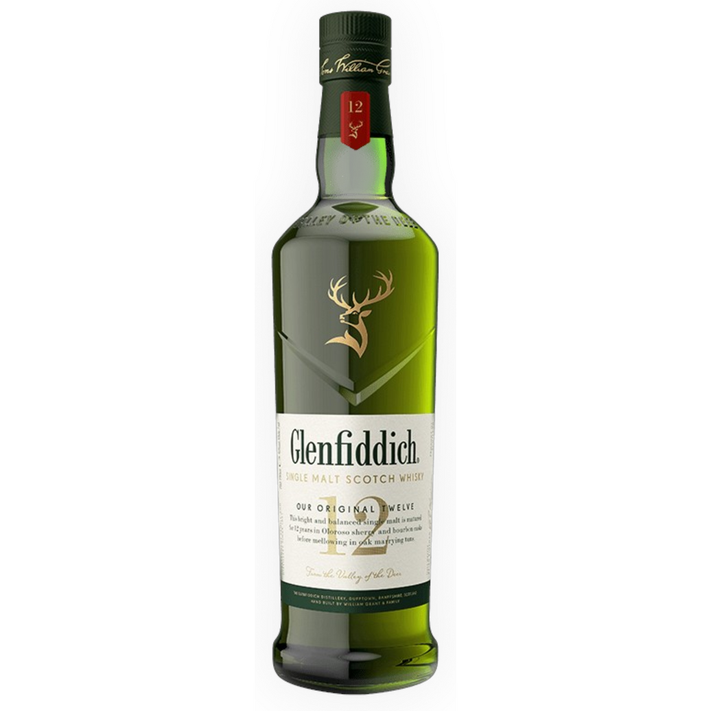 Glenfiddich 12 Year Old Single Malt Scotch Whisky