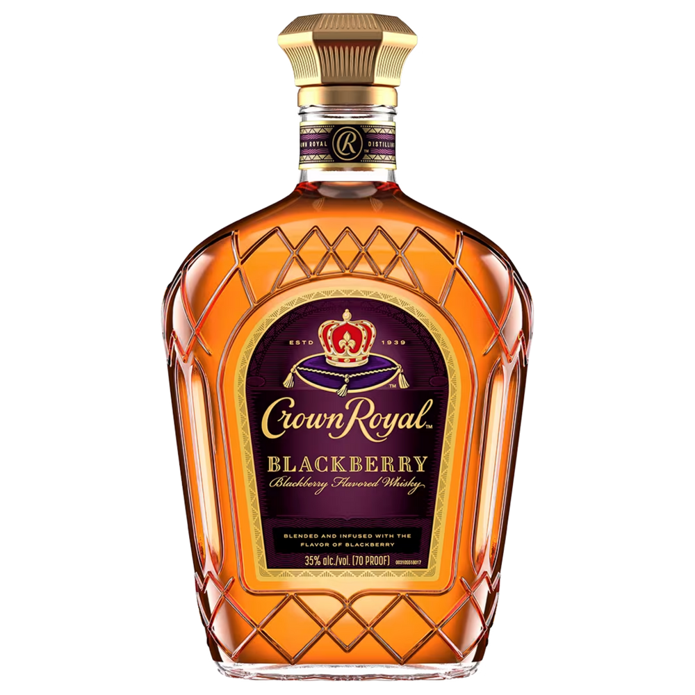 Bottle image of Crown Royal Blackberry Flavored Canadian Whisky, 750ml