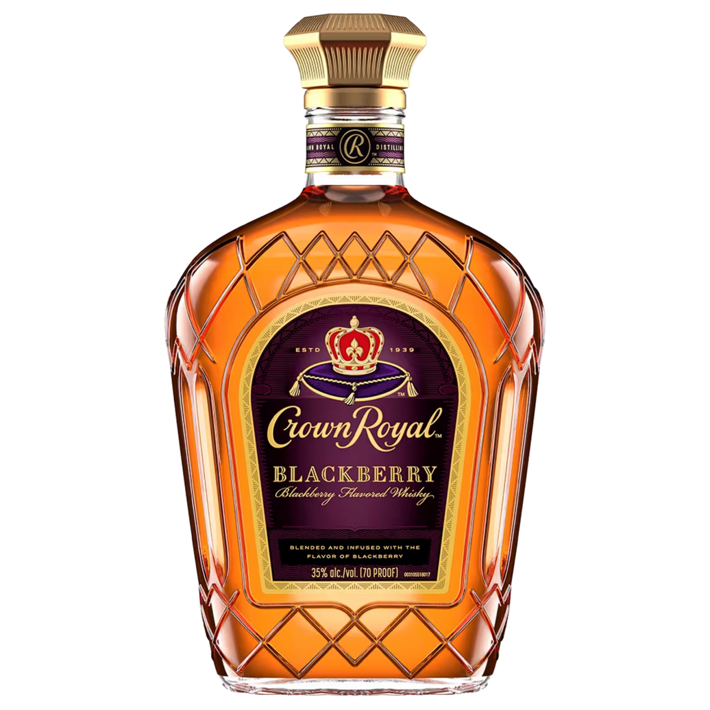 Bottle image of Crown Royal Blackberry Flavored Canadian Whisky, 750ml