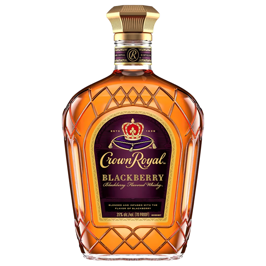Bottle image of Crown Royal Blackberry Flavored Canadian Whisky, 750ml
