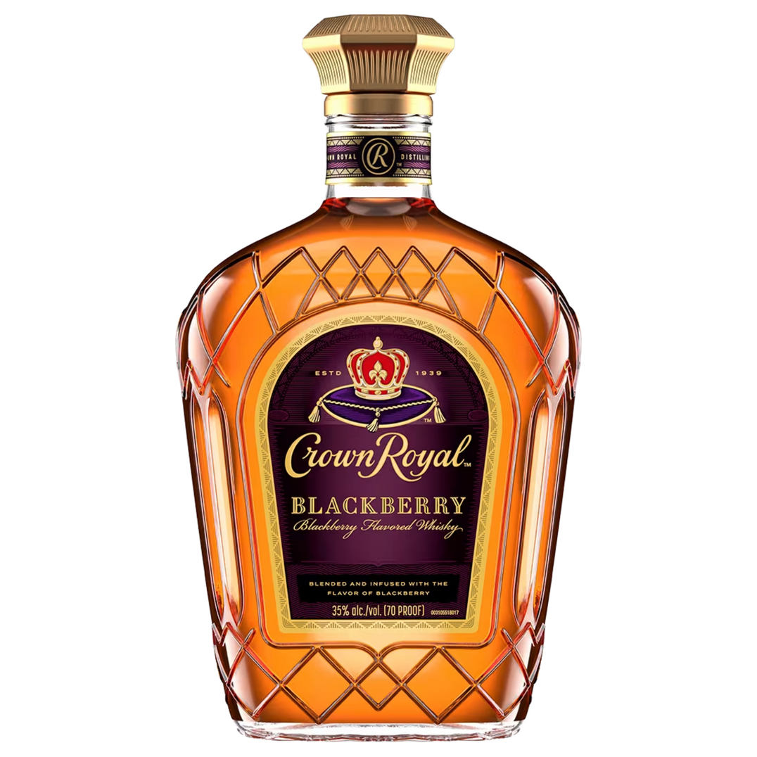 Bottle image of Crown Royal Blackberry Flavored Canadian Whisky, 750ml