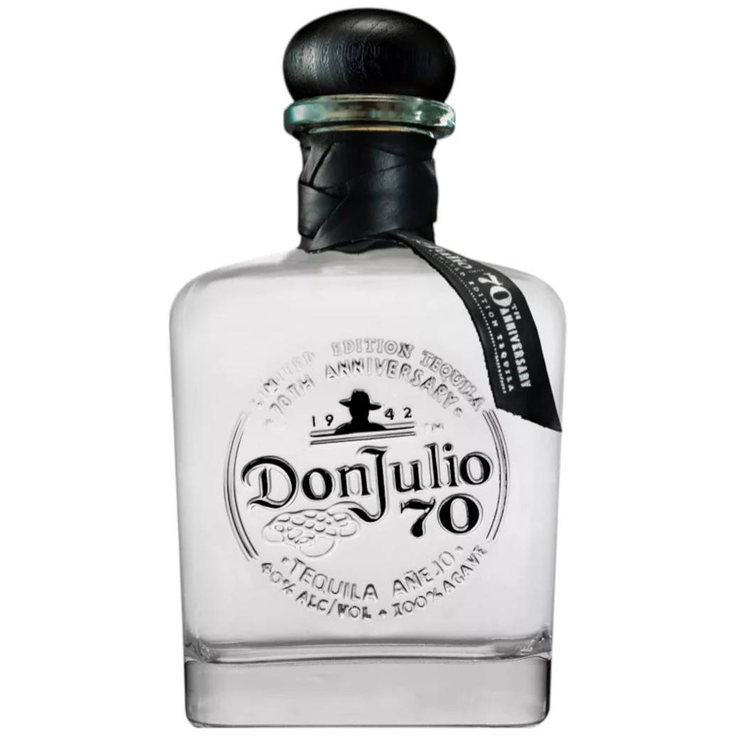Bottle image of Don Julio 70 Cristalino Añejo Tequila, 750ml