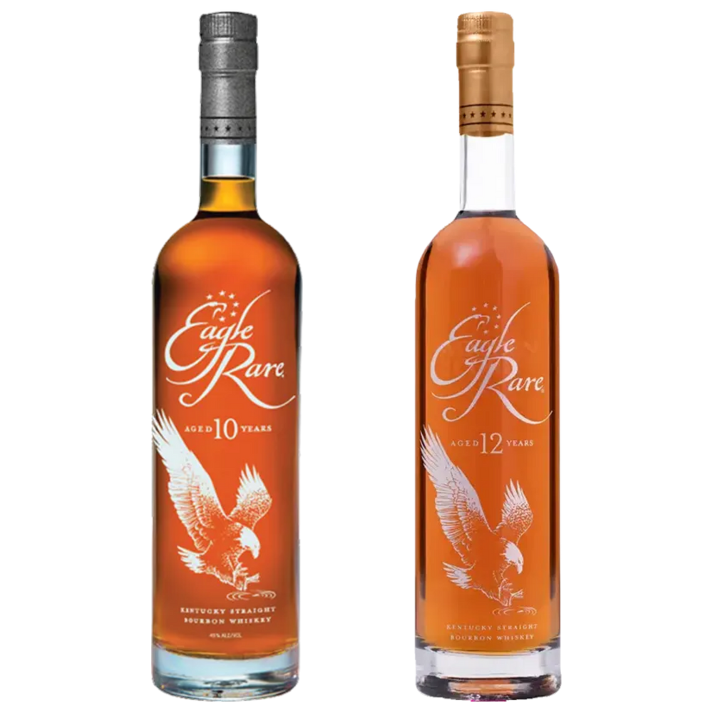Bottle image of Eagle Rare 10 Year and 12 Year Kentucky Straight Bourbon Whiskey Bundle, 2 x 750ml