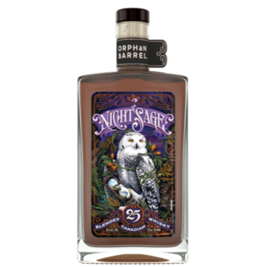 Bottle image of Orphan Barrel Night’s SAGE 25 Year Old Blended Canadian Whisky, 750ml