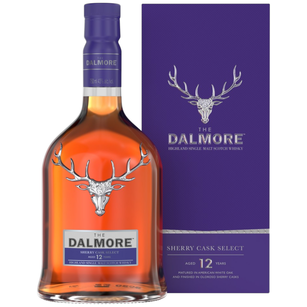 Bottle image of The Dalmore 12 Year Sherry Cask Select Single Malt Scotch Whisky, 750ml